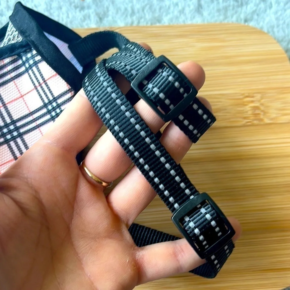 Brand New Dog Muzzle Plaid & Black Biting Obedience Training Grooming
